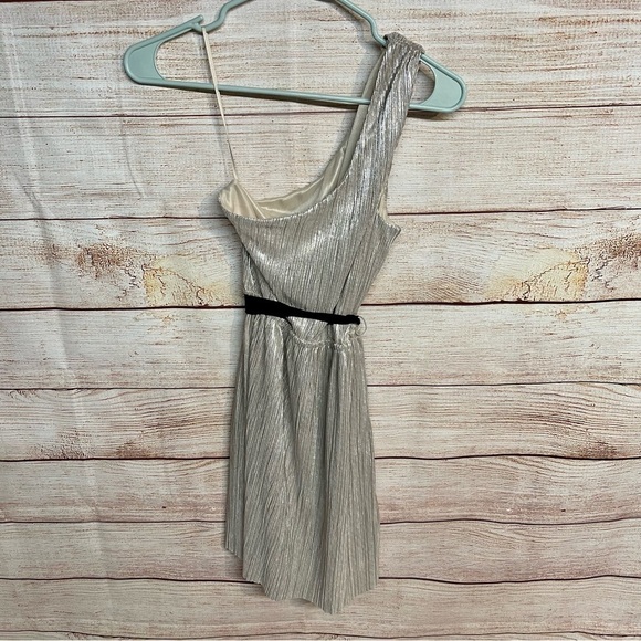 One Shoulder Shimmer Dress - Picture 3 of 7